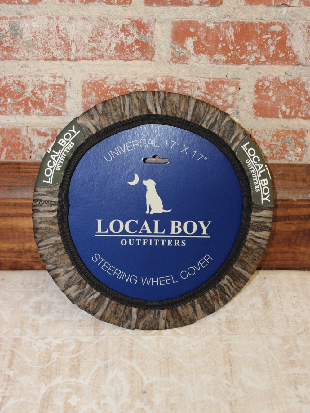 Local Boy Bottomland Camo Steering Wheel Cover